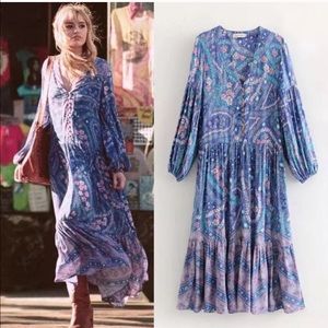 [HOST PICK] NEW Boho Gypsy City Lights Dress Gown
